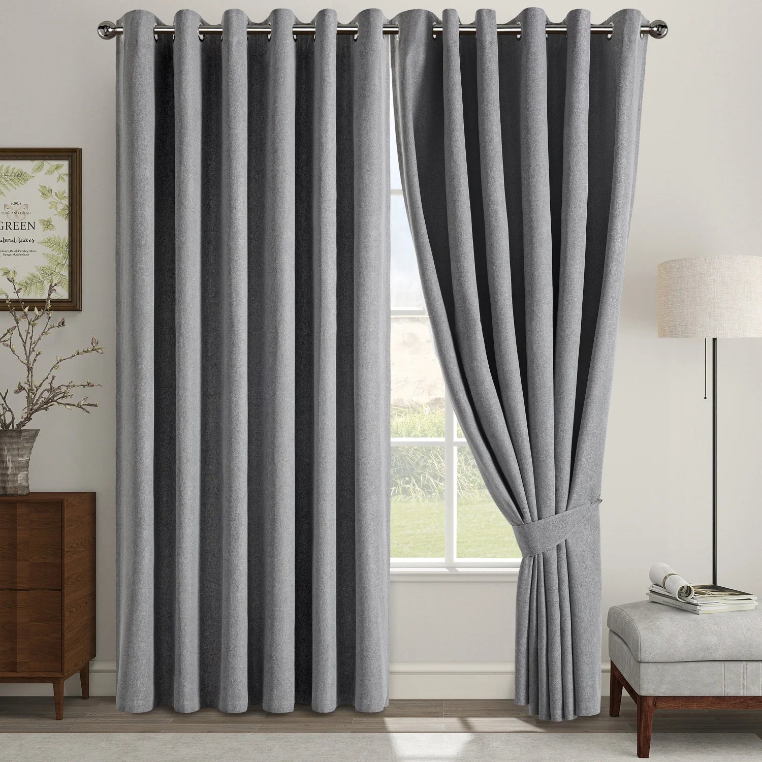 Linen Thermal Blackout Curtains
