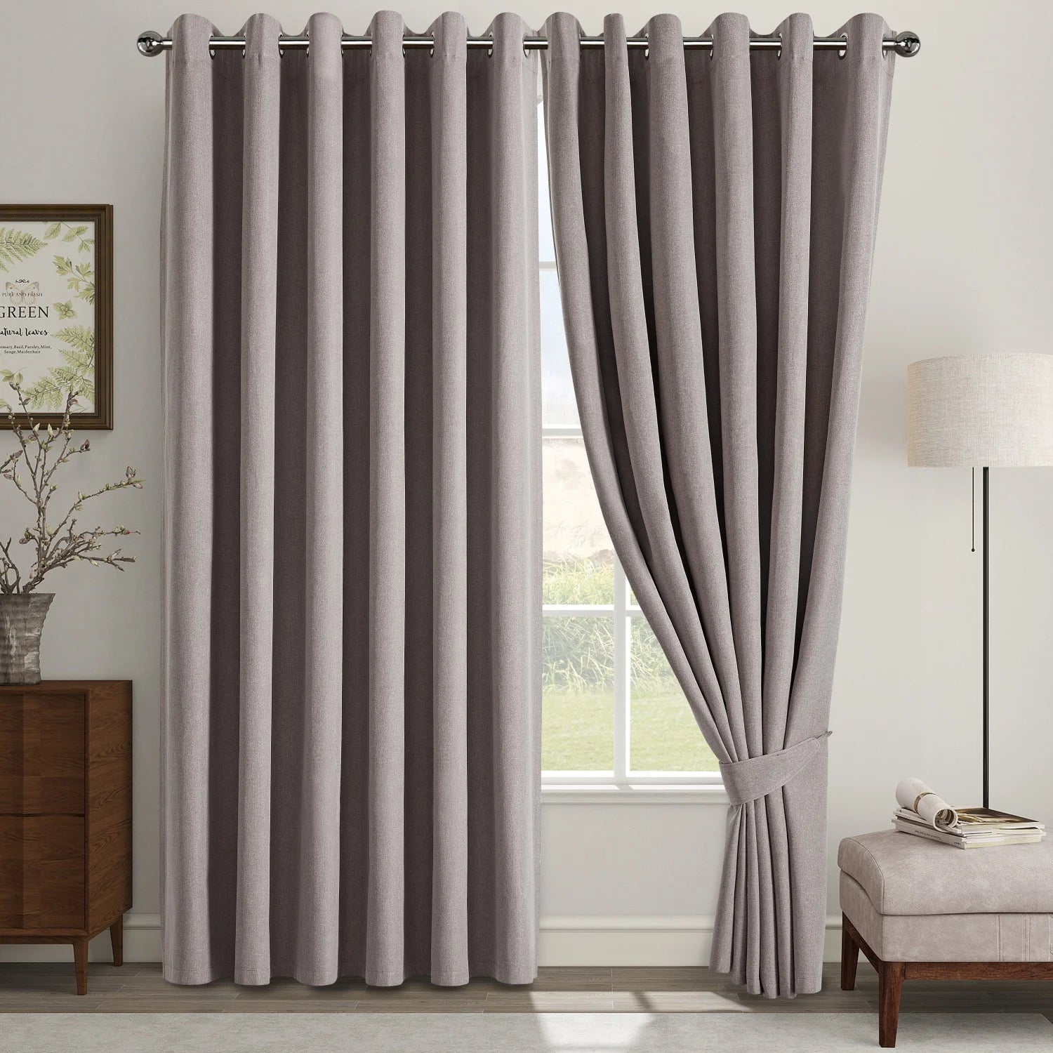 Linen Thermal Blackout Curtains