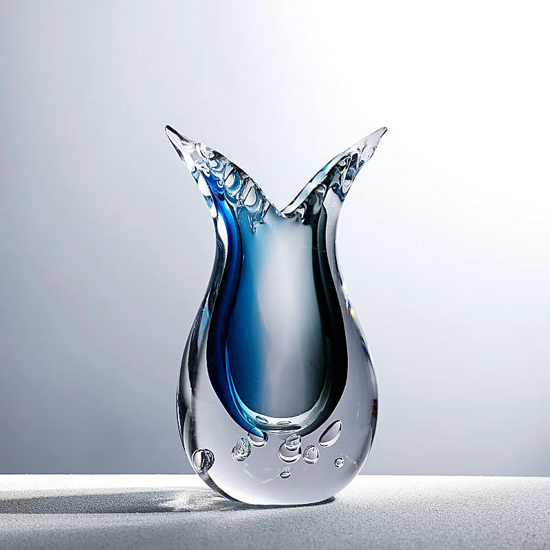 Luxury Glass Flower Vase