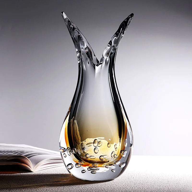 Luxury Glass Flower Vase