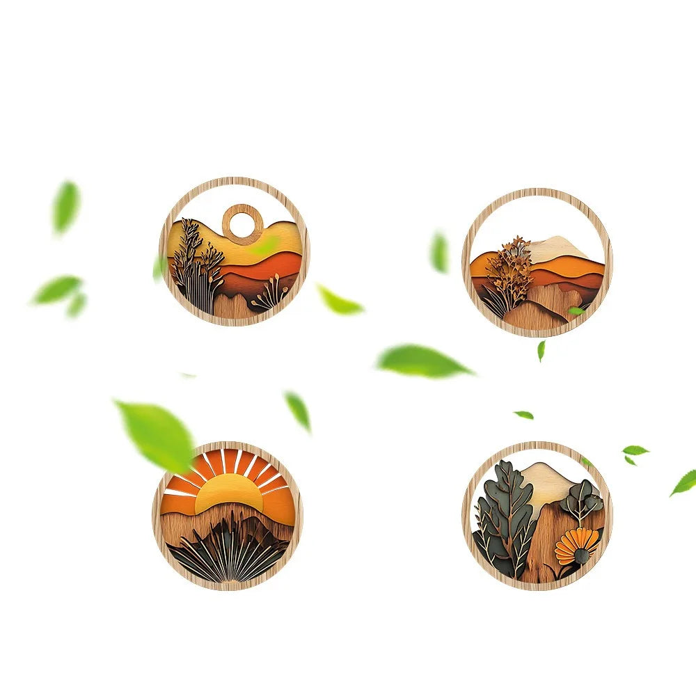 Bohemian Wooden Wall Set