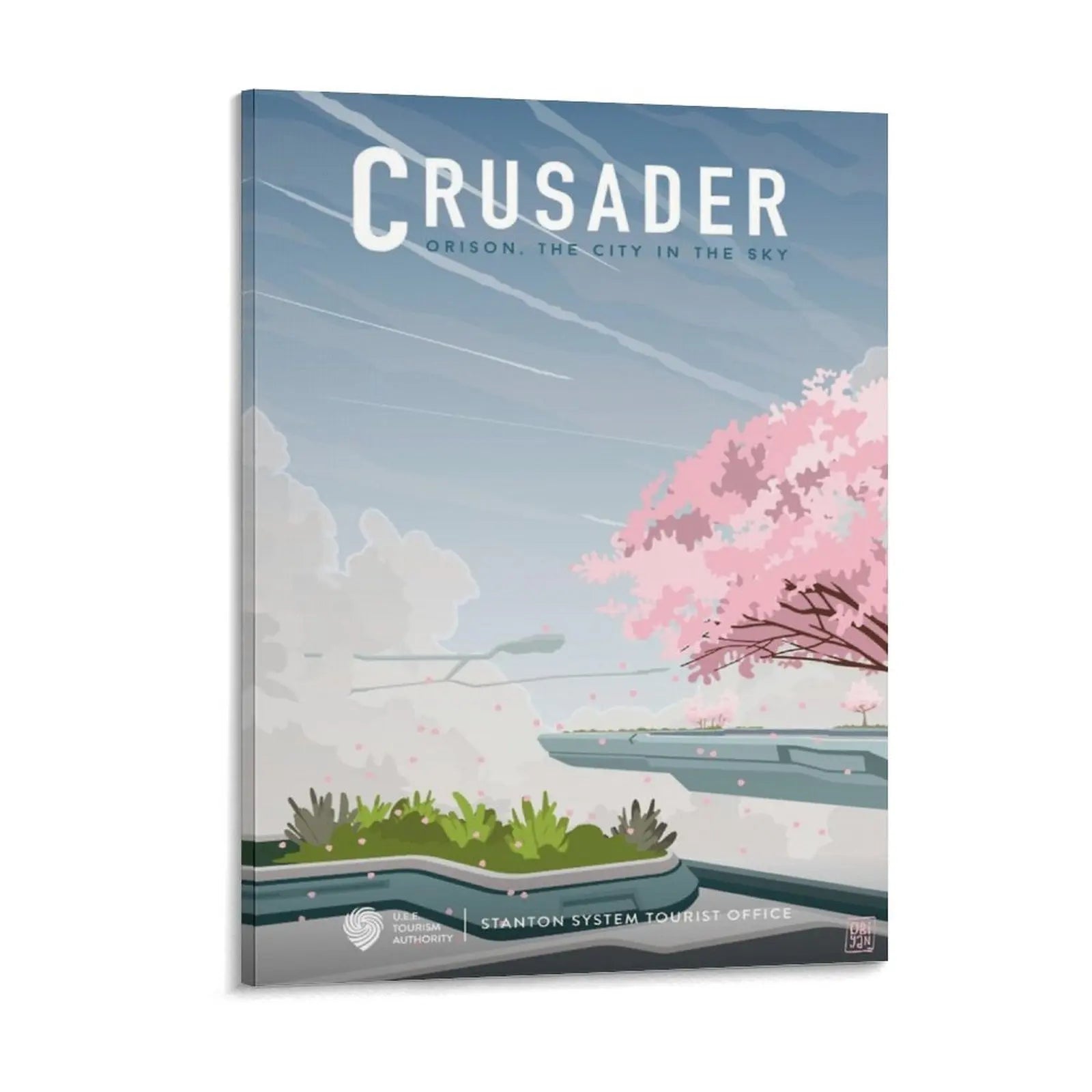 Crusader Star Citizen Canvas